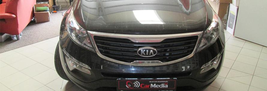 Kia Sportage II - výměna autorádia a montáž parkovací kamery