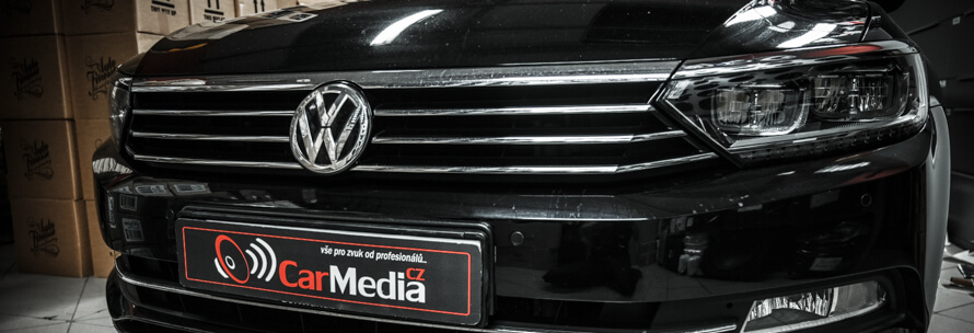 Volkswagen Passat B8 - tlumení dveří a výrazné vylepšení ozvučení