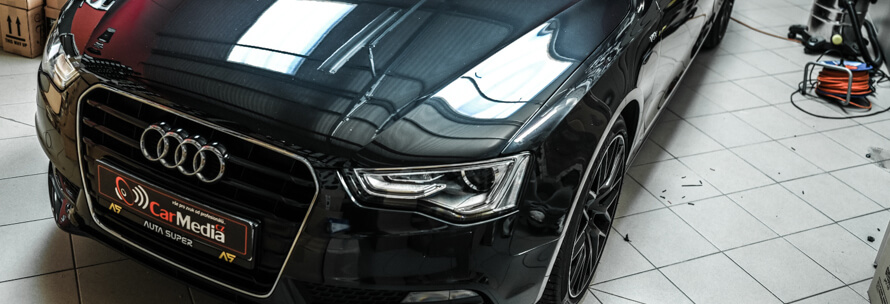 Audi A5 Cabrio - výměna předních a zadních reproduktorů