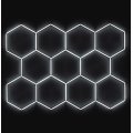 LED hexagonové světlo 6500 K (336 x 238 cm)