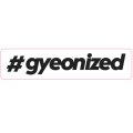 Gyeon #gyeonized Sticker Black 17.9x100 mm