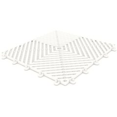 Plastová dlaždice modulární podlahy bílá Maxton Floor White V2
