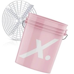 Detailingový kbelík s vložkou OneWax Car Wash Bucket Pink