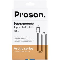 Optický kabel Toslink v opletu Proson Arctic Series Optical Cable (10 m)