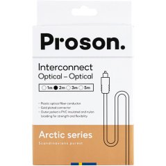 Optický kabel Toslink v opletu Proson Arctic Series Optical Cable (2 m)