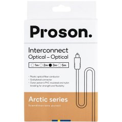 Optický kabel Toslink v opletu Proson Arctic Series Optical Cable (3 m)