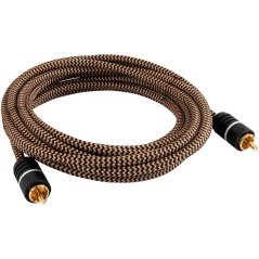 Signálový kabel v opletu Proson Arctic Series Subwoofer RCA Cable (4 m)