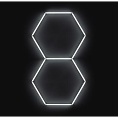 LED hexagonové světlo 4500 K (97 x 168 cm)