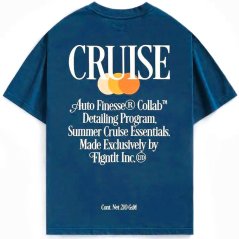 Tričko Auto Finesse x FLGNTLT Cruise T-shirt Blue (M)