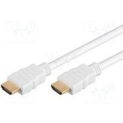 Goobay HDMI kabel 1m bílý
