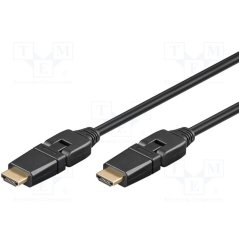 Goobay HDMI kabel s otočnými konektory 1m