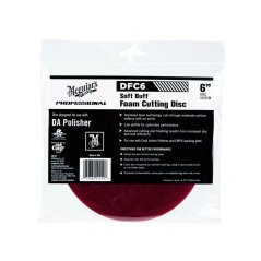 Meguiars Soft Buff Foam Cutting Disc 6" - korekční kotouč pro DA leštičku (tvrdý), 6palcový, sada 6ks