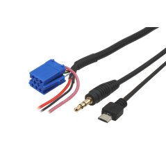 AUX a micro USB vstup OEM autorádia Blaupunkt
