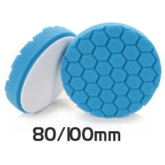 Angelwax Hexcentric Foam pad blue 80/100 mm light finish