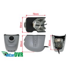 HD DVR kamera s Wi-Fi Audi A3 / Q7 15->