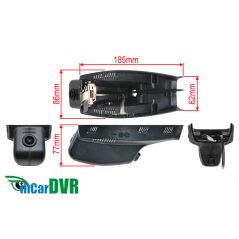 HD DVR kamera s Wi-Fi BMW X5 / X6 07->