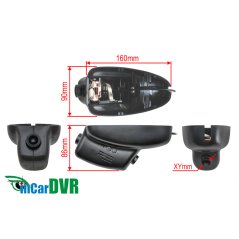 HD DVR kamera s Wi-Fi Land Rover / Jaguar 06->