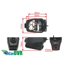HD DVR kamera s Wi-Fi Porsche