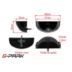 G-Park Univerzální zadní parkovací kamera 222260B