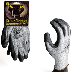 Black Mamba Cut Resistant Gloves L rukavice proti pořezání velikost L