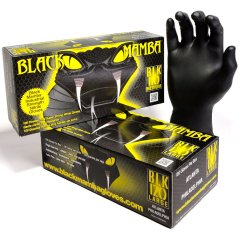Black Mamba Nitrile Gloves M ochranné rukavice velikost M balení 100 ks