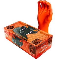 Black Mamba Orange Nitrile Gloves S ochranné rukavice velikost S