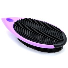 Poka Premium Shaggy purple rubber brush
