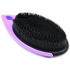 Poka Premium Shaggy purple rubber brush