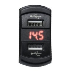 Four Connect USB měnič napětí + Digitální voltmetr
