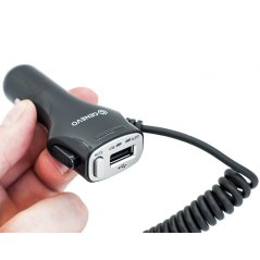 Napájecí kabel do autozapalovače s USB pro antiradar Genevo MAX