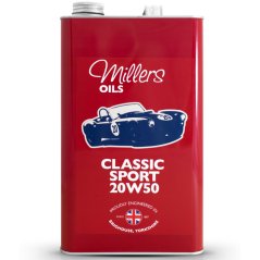 Millers Oils Classic Sport 20w50 polosyntetický motorový olej pro veterány 5 L