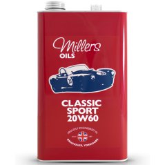 Millers Oils Classic Sport 20w60 polosyntetický motorový olej pro veterány 5 L
