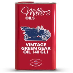 Millers Oils Vintage Green Gear Oil 140 GL1 minerální převodový olej pro veterány 1 L