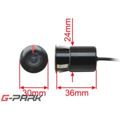 G-Park CCD univerzální přední / zadní parkovací kamera do otvoru 24.5 mm