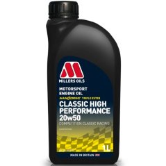 Millers Oils Classic High Performance 20w50 plně syntetický motorový olej s nano částicemi 1 L