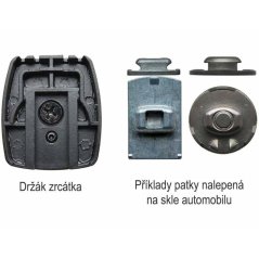 Konzole pro uchycení BK zrcátka s monitorem v Audi / Citroen / Peugeot / Renault / Škoda / Volkswagen