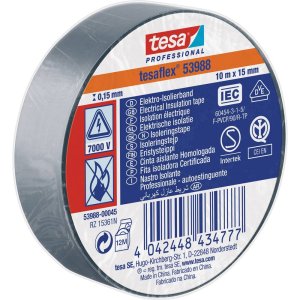 Izolační páska Tesa 53988 PVC 15/10 m šedá