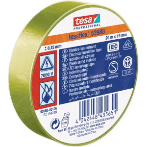 Izolační páska Tesa 53988 PVC 15/10 m žlutá