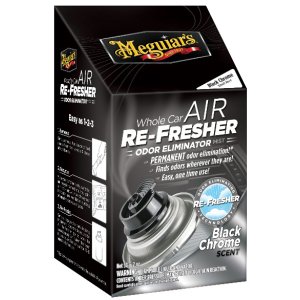 Meguiar's Whole Car Air Re-Fresher Odor Eliminator Mist 71 g - Black Chrome Scent - dezinfekce klimatizace
