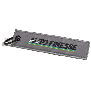 Auto Finesse Retro Race Tag Grey přívěšek na klíče