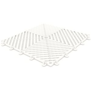 Maxton Floor White plastová dlaždice modulární podlahy bílá
