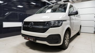 Volkswagen T6 - kompletní odhlučnění vozidla a instalace kamery
