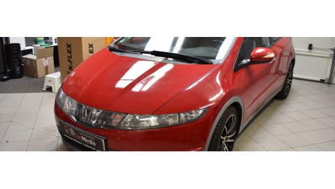 Honda Civic 8G - výměna reproduktorů, vytlumení dveří, výměna autorá