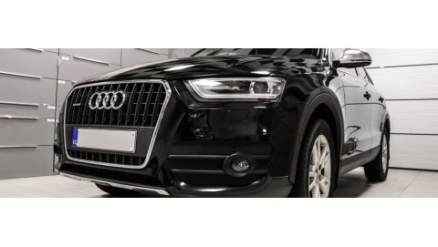 Audi Q3 - výměna předních a zadních reproduktorů, vytlumení dveří