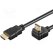 Goobay HDMI kabel s L konektorem 1m