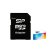 Paměťová Micro SD karta Silicon 8 GB + adaptér SD