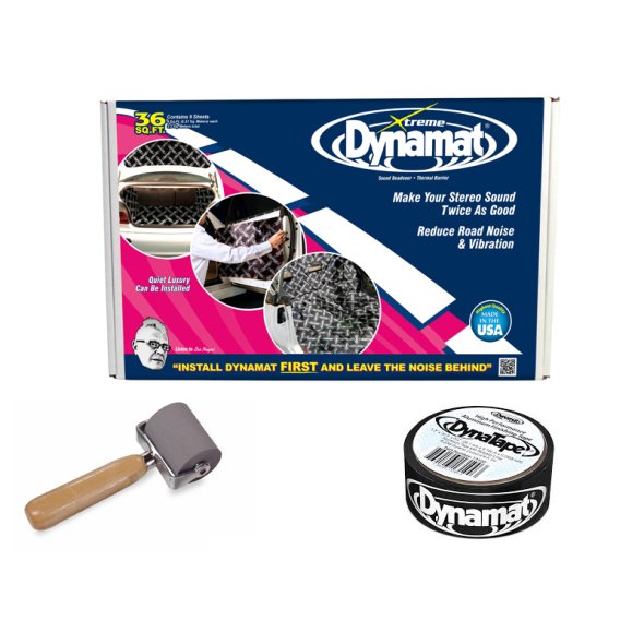 Dynamat Xtreme V2 bulk pak “velké balení” antivibrační materiál + Dynaroller&Dynapate zdarma