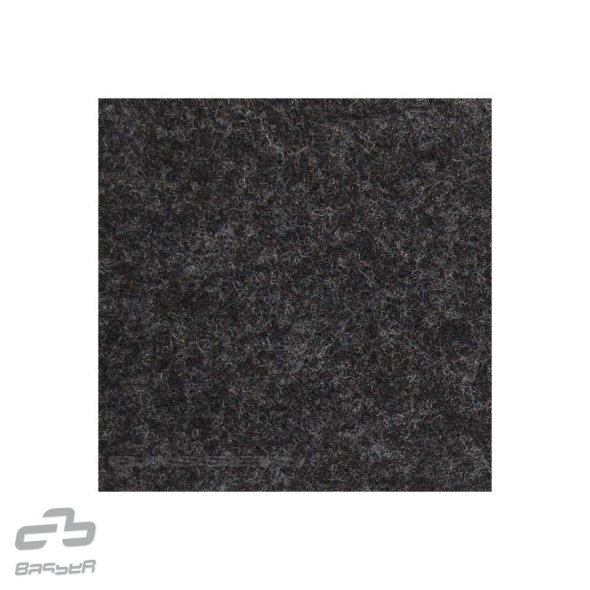 Basser potahový čalounický koberec černý melír 150x70 cm