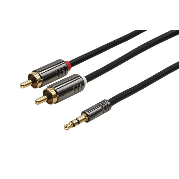 ACV HQ 3.5 mm Jack samec RCA signálový kabel 100 cm