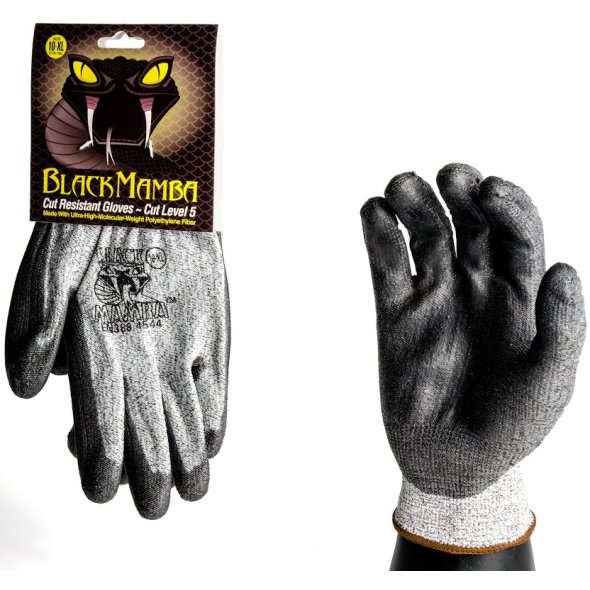 Black Mamba Cut Resistant Gloves XL rukavice proti pořezání velikost XL